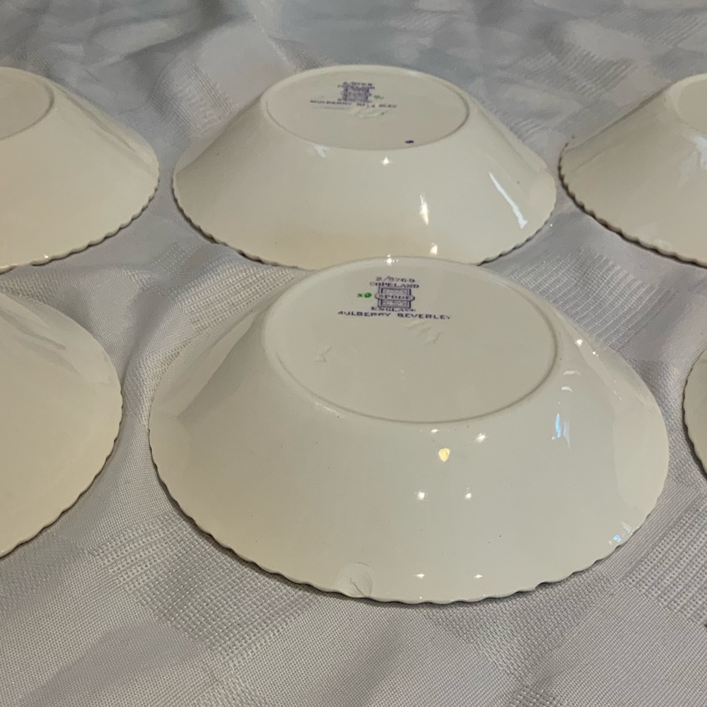 Vintage Spode fruit/dessert (sauce) bowl set - Picture 5 of 8